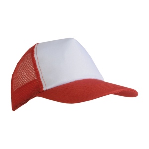 Casquette en polyester, 5 panneaux avec filet, fermeture velcro 21