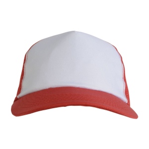 Casquette en polyester, 5 panneaux avec filet, fermeture velcro 10