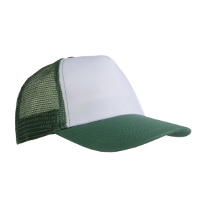Casquette en polyester, 5 panneaux avec filet, fermeture velcro 9