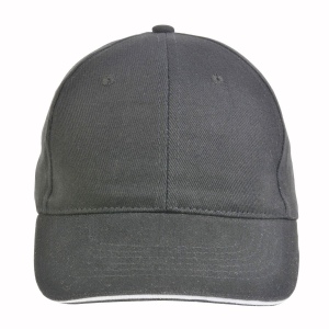 Casquette en coton épais, 6 panneaux avec visière sandwich, fermeture velcro 9