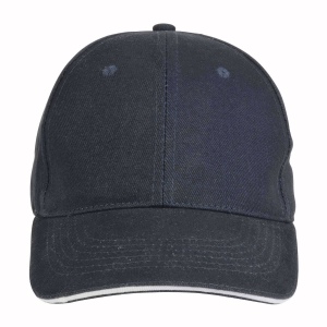 Casquette en coton épais, 6 panneaux avec visière sandwich, fermeture velcro 10