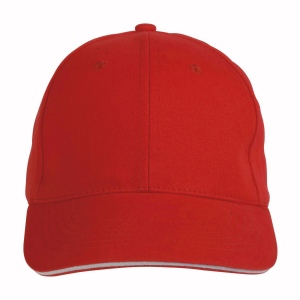 Casquette en coton épais, 6 panneaux avec visière sandwich, fermeture velcro 12