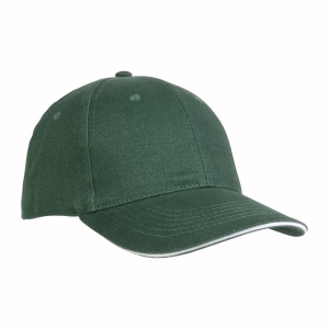 Casquette en coton épais, 6 panneaux avec visière sandwich, fermeture velcro 5