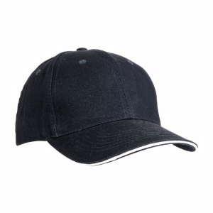 Casquette en coton épais, 6 panneaux avec visière sandwich, fermeture velcro 4