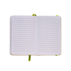 Bloc note avec élastique et feuille de papier à ligne 9
