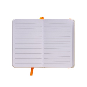 Bloc note avec élastique et feuille de papier à ligne 12