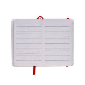 Bloc note avec élastique et feuille de papier à ligne 15