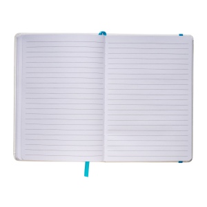 Bloc note avec élastique et feuille de papier à ligne 10