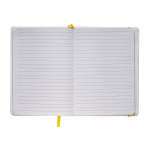 Bloc note avec élastique et feuille de papier à ligne 13