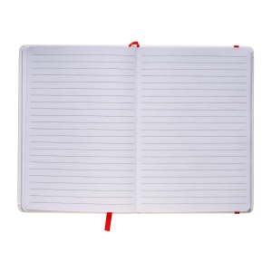 Bloc note avec élastique et feuille de papier à ligne 14