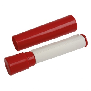 Brosse de voyage en plastique avec rouleau adhésif pour vetements et capuchon (11 cm de ha 4