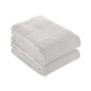 Serviette en éponge de coton 100% (350 g/m2) avec bande OPAQUE imprimable (70x140 cm) 2