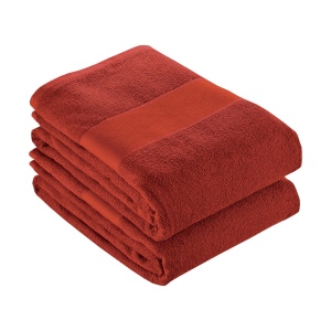 Serviette en éponge de coton 100% (350 g/m2) avec bande OPAQUE imprimable (90x150 cm) 5