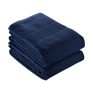 Serviette en éponge de coton 100% (350 g/m2) avec bande OPAQUE imprimable (90x150 cm) 4