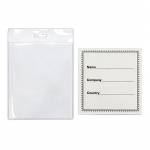 Porte-badge en plastique transparent 4
