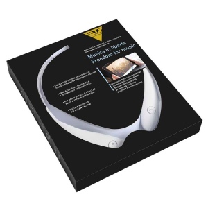 Oreillettes stéréo Bluetooth V 4,2 + EDR avec microphone intégré et colerette caoutchoutée 4