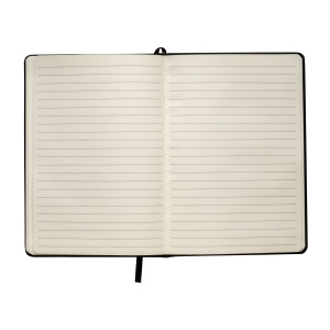 Carnet avec couverture en PU. Feuilles lignées en papier ivoire (80 pages 22