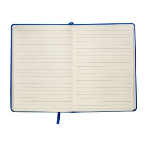 Carnet avec couverture en PU. Feuilles lignées en papier ivoire (80 pages 15