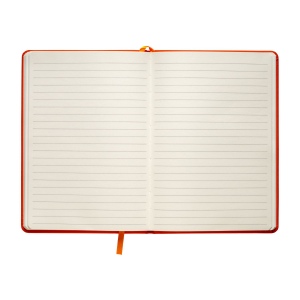 Carnet avec couverture en PU. Feuilles lignées en papier ivoire (80 pages 17