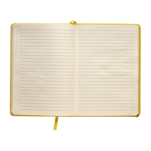 Carnet avec couverture en PU. Feuilles lignées en papier ivoire (80 pages 18