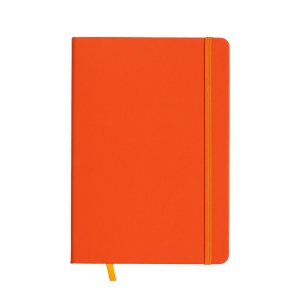 Carnet avec couverture en PU. Feuilles lignées en papier ivoire (80 pages 6