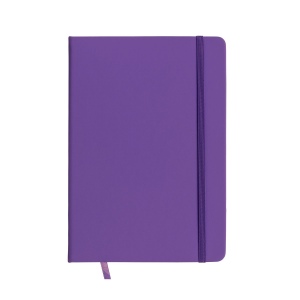 Carnet avec couverture en PU. Feuilles lignées en papier ivoire (80 pages 3