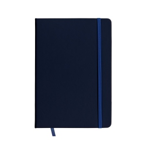Carnet avec couverture en PU. Feuilles lignées en papier ivoire (80 pages 8
