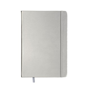 Carnet avec couverture en PU. Feuilles lignées en papier ivoire (80 pages 5