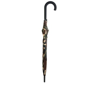 Parapluie polyester automatique en soie, poignée et embouts en caoutchouc 4