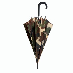 Parapluie polyester automatique en soie, poignée et embouts en caoutchouc 5