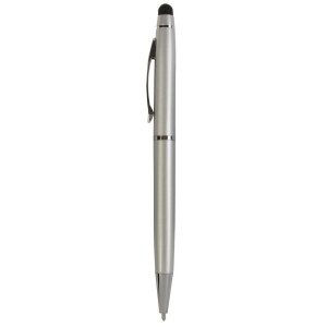 Stylo bille en metal avec rond en caoutchouc pour écran tactile 7