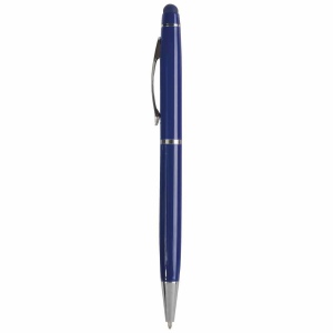 Stylo bille en metal avec rond en caoutchouc pour écran tactile 8
