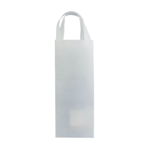 Shopper porte-bouteille en TNT 100g/m2 thermosoudé, anses longues 15