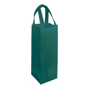 Shopper porte-bouteille en TNT 100g/m2 thermosoudé, anses longues 4