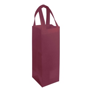 Shopper porte-bouteille en TNT 100g/m2 thermosoudé, anses longues 3