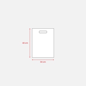 Shopper en TNT 80g/m2 thermosoudé 19