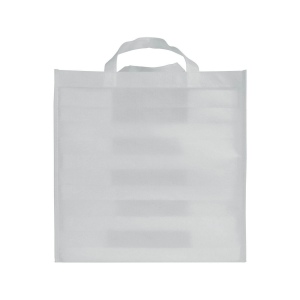Shopper en format carton de pizza en TNT 80g/m2 12
