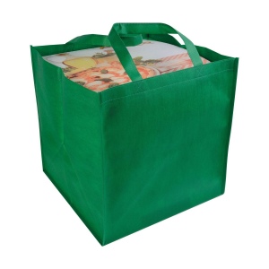 Shopper en format carton de pizza en TNT 80g/m2 3