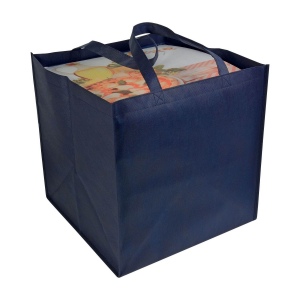 Shopper en format carton de pizza en TNT 80g/m2 2