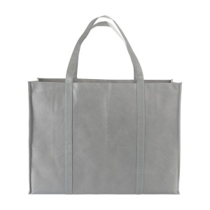 Shopper maxi avec soufflet en TNT 100 g/m2 cousu avec anses longues 7