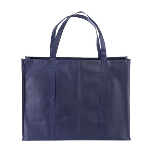 Shopper maxi avec soufflet en TNT 100 g/m2 cousu avec anses longues 9
