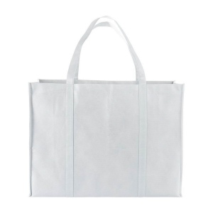 Shopper maxi avec soufflet en TNT 100 g/m2 cousu avec anses longues 15