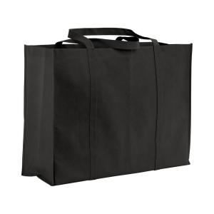 Shopper maxi avec soufflet en TNT 100 g/m2 cousu avec anses longues 5