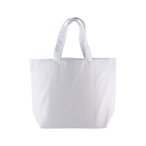 Sac coton 120 grs avec anses longues et soufflet 3