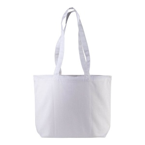 Sac coton 120 grs avec anses longues et soufflet 3
