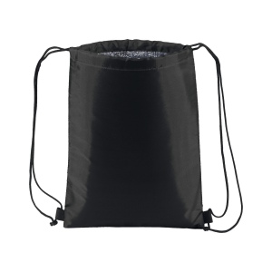 Sac à dos thermique en polyester 210 T avec fermeture réglable à cordon 21