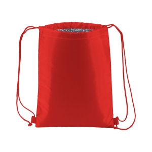 Sac à dos thermique en polyester 210 T avec fermeture réglable à cordon 18