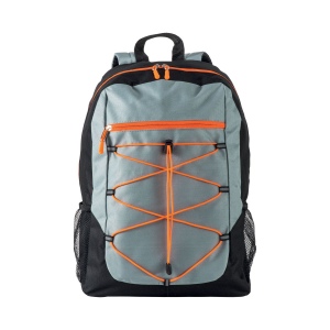 Sac à dos en polyester 600D avec 4 poches dont 2 latérales en filet 12