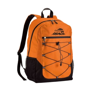 Sac à dos en polyester 600D avec 4 poches dont 2 latérales en filet 21