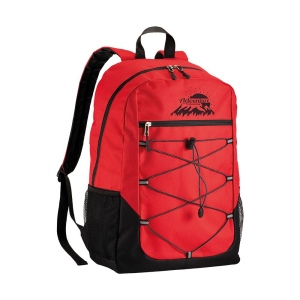 Sac à dos en polyester 600D avec 4 poches dont 2 latérales en filet 26